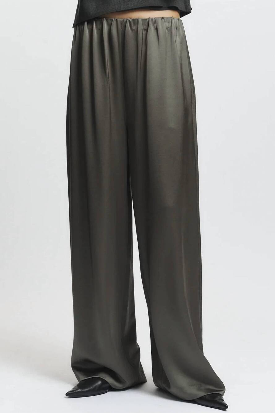 NEW SAINT ART paige pull on pant in dusty olive